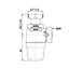 Siphon Neo « Air » pour vasque 40mm Wirquin