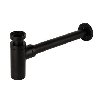Siphon pour lavabo coloris noir SIDI