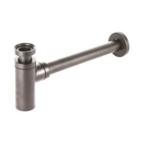 Siphon pour lavabo Inox brossé