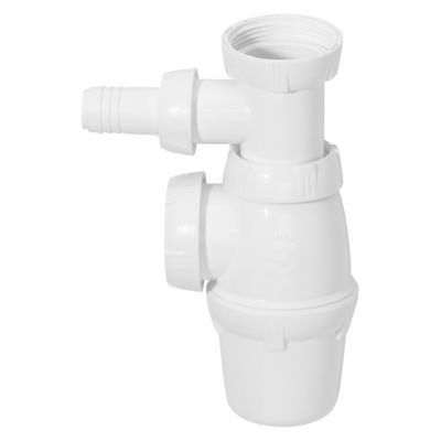 Siphon PVC pour évier ø 40 mm Wirquin