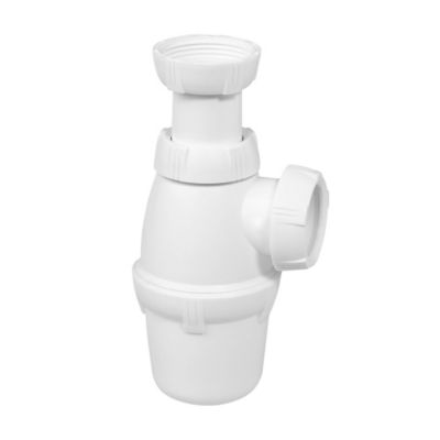 Siphon réglable à compression blanc 32mm Wirquin