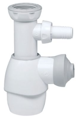 Siphon Anti-odeurs Et Anti-retour Pour évacuation - Machine à Laver, Lavabo, évier, Rotatif 360°, Facile à Installer