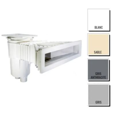 Skimmer ''miroir '' Norm XXL Astral - piscine béton/liner - Blanc