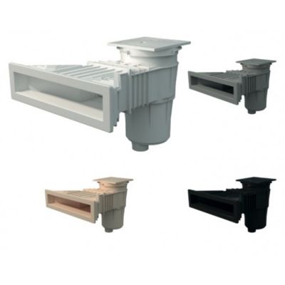 Skimmer ''miroir '' Norm XXL Astral - piscine béton/liner - Blanc