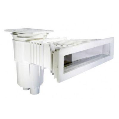 Skimmer ''miroir '' Norm XXL Astral - piscine béton/liner - Blanc