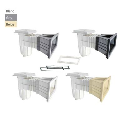 Skimmer standard 15 L Astral piscine liner/béton/coque/panneaux Blanc