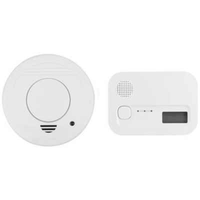 Smartwares FSE-19204 Kit détecteur de fumée et détecteur de monoxyde de carbone 10 ans