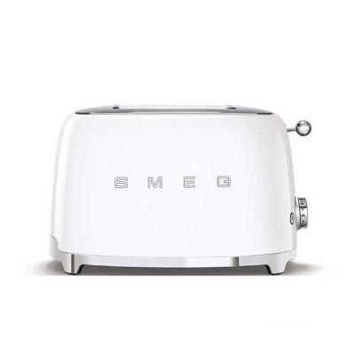 Smeg Grille-pain 2 fentes 950w blanc - tsf01wheu