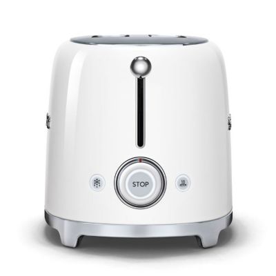 Smeg Grille-pain 2 fentes 950w blanc - tsf01wheu