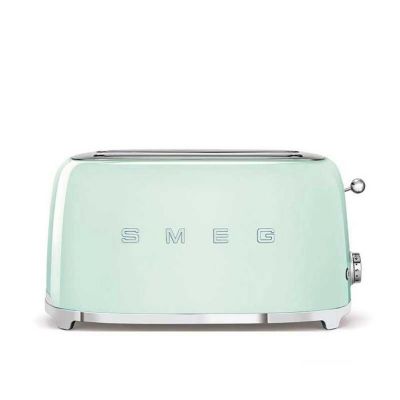 Smeg Grille-pains 2 fentes 1500w vert d'eau - tsf02pgeu