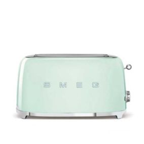 Smeg Grille-pains 2 fentes 1500w vert d'eau - tsf02pgeu