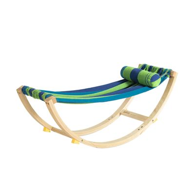 SoBuy Chaise Longue Bascule Enfant, Hamac Bébé pour Chambre, Jardin ou Salon