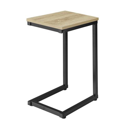 SoBuy Table d'appoint Moderne - Table Basse de Salon Bout de Canapé 40x30x60 cm Noir Naturel FBT44-N