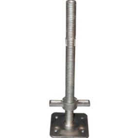 Socle d'échafaudage 0.50 m diam 34 mm - réglable