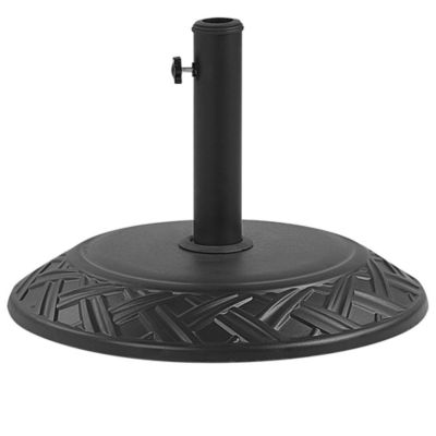 Socle de parasol CAPACI Noir Rond