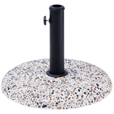 Socle de parasol CEVO Blanc Rond 21 kg
