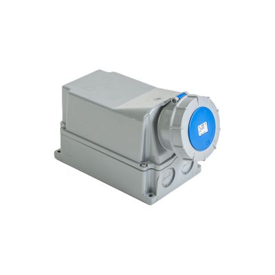Socle De Prise 125a Monophasé 2p+t - étanche Ip67 - Ide
