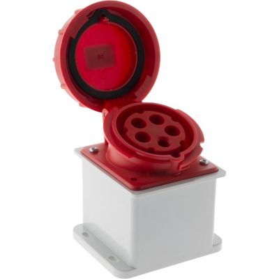 Socle IEC309 3P+N+T 16A - Zenitech