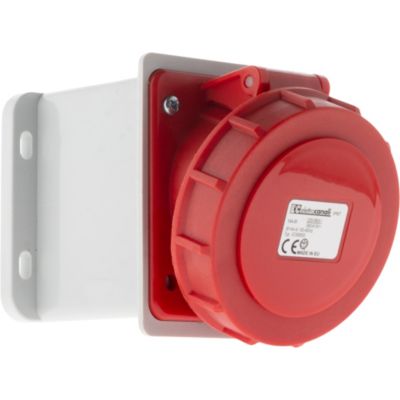 Socle IEC309 3P+N+T 16A - Zenitech