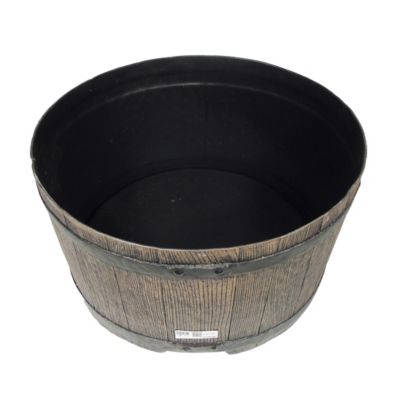 Socle pour tonneau 120L imitation bois Nature