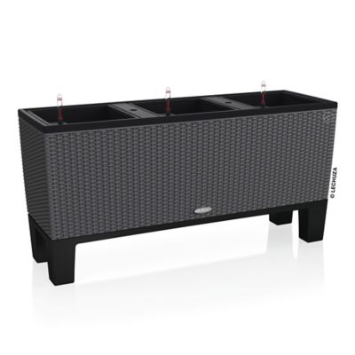Socle réhausse pour jardinière Lechuza Trio Cottage noir 30