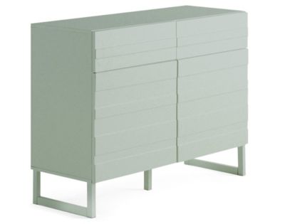 Sofia - buffet bas - vert sauge mat - 110 cm - Best Mobilier