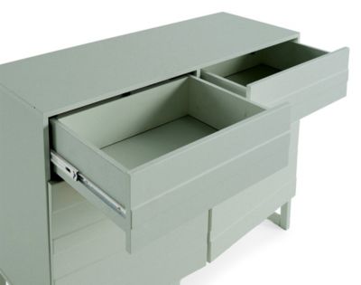 Sofia - buffet bas - vert sauge mat - 110 cm - Best Mobilier
