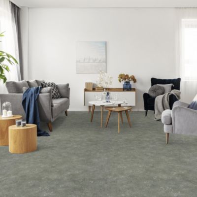 Sol Lino Tendance - Effet pierre calcaire grise mat - Rouleau de 3m x 30m
