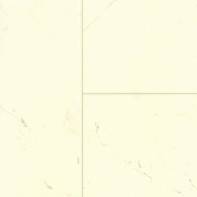 Sol Lino Tendance - Imitation carrelage en marbre vanille - Rouleau de 4m x 25m