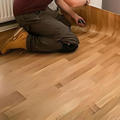 Sol PVC 140X250CM Compotion 50% PVC / 50% Vinyle Linoleum Revetement PVC Imitation Parquet Chêne Gris Vison