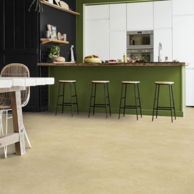 Sol PVC Best - Effet Béton Beige - Rouleau de 2m x 3m