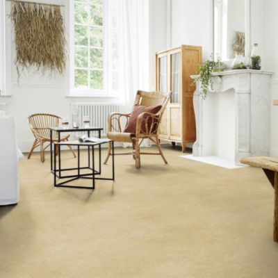 Sol PVC Best - Effet Béton Beige - Rouleau de 3m x 17m