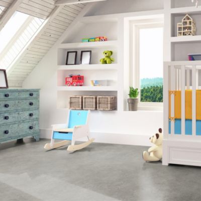 Sol PVC Best - Effet Béton Gris - Rouleau de 2m x 5m