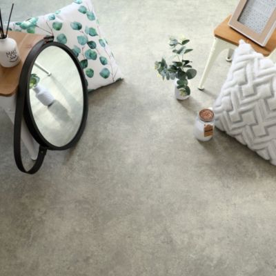 Sol PVC Best - Effet Béton Gris - Rouleau de 3m x 2m