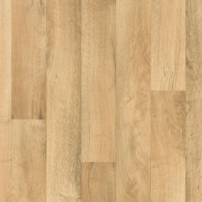 Sol PVC Best - Imitation parquet Hêtre Brun Clair - 4 x 4m