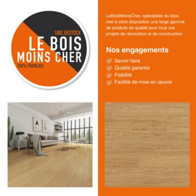 Sol SPC Vinyle Clipsable RIGID CORE - effet bois Lassen
