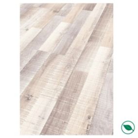Sol stratifié effet parquet  8 mm  chêne rude boite de 9 lames  2,22 m2  EH LOFT 8222  - Livraison comprise