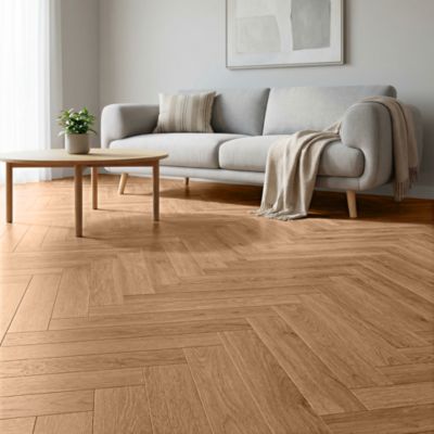 Sol stratifié à clipser Chesterfield Blond 8 mm L.63 x 12.6 cm GoodHome