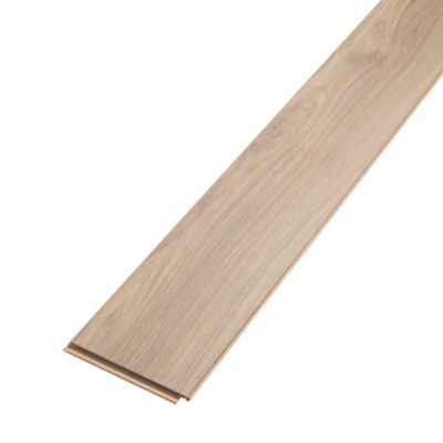 Sol stratifié à clipser Gawler coloris naturel 8 mm l.129 x l.16 cm