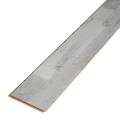 Sol stratifié à clipser Rockhampton Gris 7 mm - L.138 x l.19.3 cm