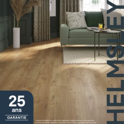 Sol stratifié clipsable Helmsley chêne blond 12 mm