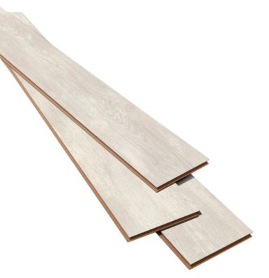 Sol stratifié clipsable Helmsley chêne gris 12 mm