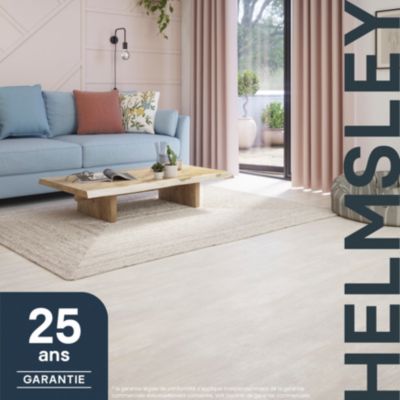 Sol stratifié clipsable Helmsley chêne gris 12 mm