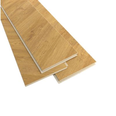 Sol stratifié clipsable Leyton chêne blond 10 mm