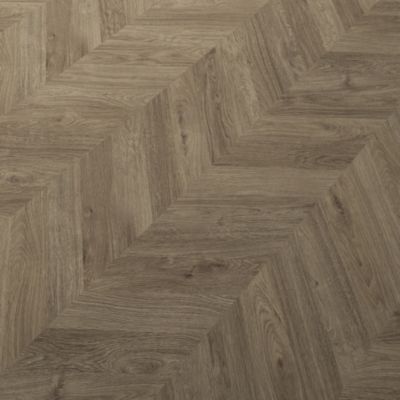 Sol stratifié clipsable Leyton chêne gris 10 mm