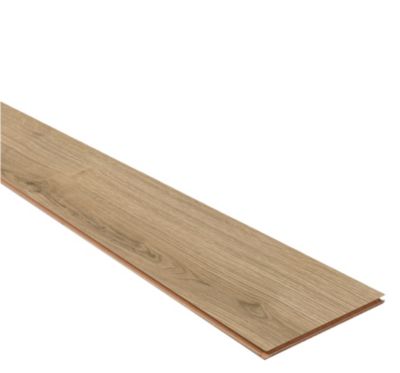 Sol stratifié Kami décor chêne naturel L. 138,3 x l. 19,3 cm x 8 + 2mm GoodHome