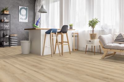 Sol stratifié Ledbury GoodHome aspect chêne 10mm - 128 cm x l.28 cm