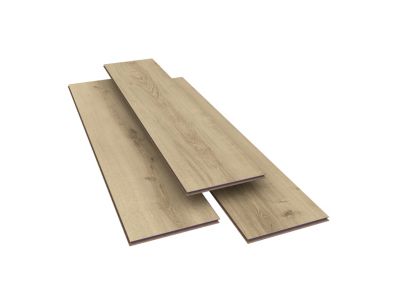 Sol stratifié Ledbury GoodHome aspect chêne 10mm - 128 cm x l.28 cm