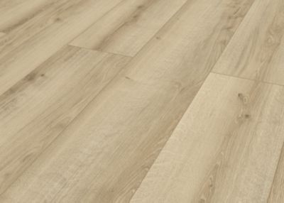 Sol stratifié Ledbury GoodHome aspect chêne 10mm - 128 cm x l.28 cm