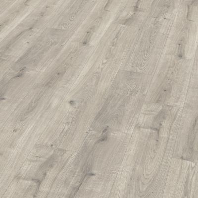 Sol stratifié Rowley GoodHome, passage élevé AC4, effet chêne grisé, L.129,2 cm x l.19,3 cm x ép.8 mm, résistant à l'eau